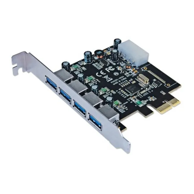 Tarjeta Controladora Manhattan 152891 Pci-e 4 Puertos Usb 3.