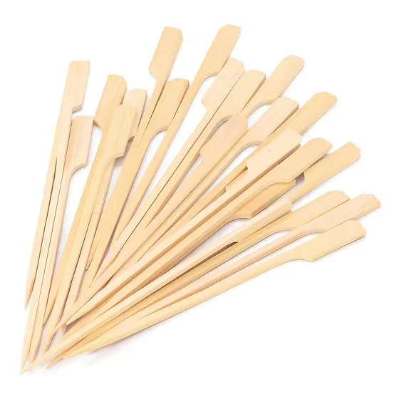 Pinchos De Bambu De 17 Cm Palitos De Bambu Coctel Brochetas Color Natural