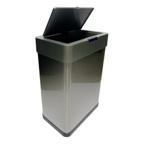 Cesto De Basura Inoxidable Con Sensor Kanjiblack - 50 Litros