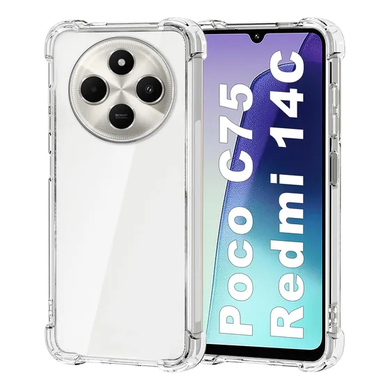Funda Antishock Acrigel Para Xiaomi Redmi 14c / Poco C75