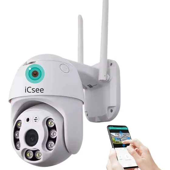 Camara Wifi Icsee Exterior Domo Full Hd Nocturna Audio Alarm