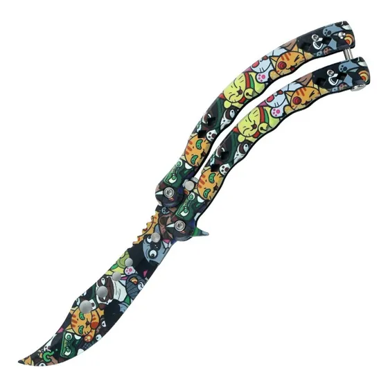 Cuchillo De Mariposa De Entrenamiento Táctico,navaja Tacti