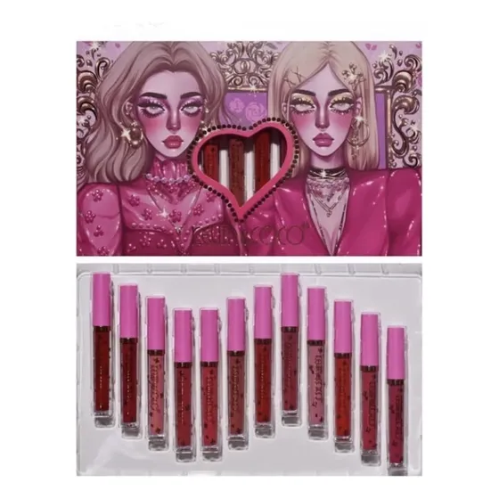 Cofre X 12 Labiales Lip Gloss