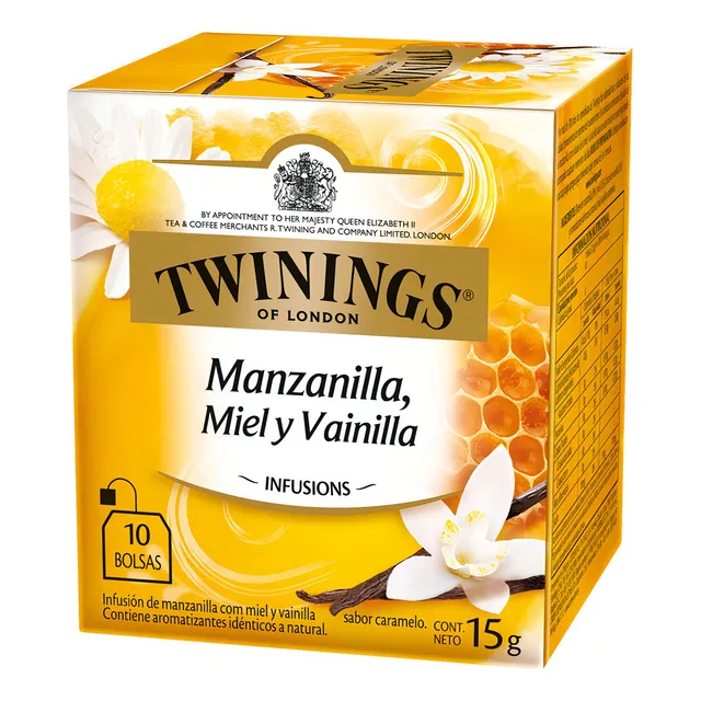 Te Twinings Manzanilla, Miel Y Vainilla X 10 Saquitos
