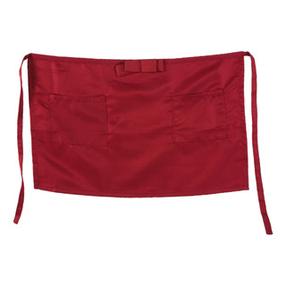 Delantal Rojo Con Bolsillos, Talla Media, Cintura Corta, 2 C Delantal Rojo Con Bolsillos, Talla Media, Cintura Corta, 2 C