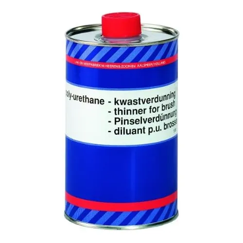 Diluyente De Poliuretano Brochas (500 Ml), Azul
