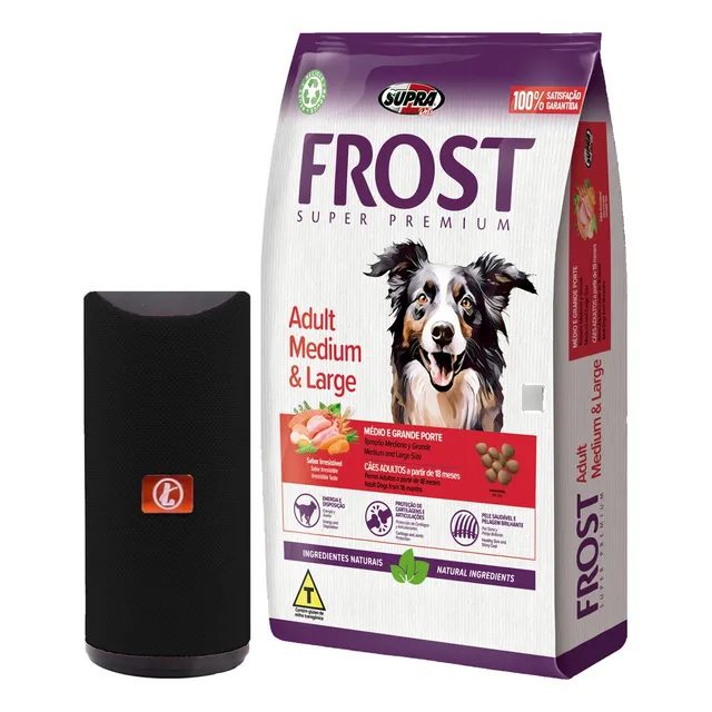 Comida Perro Adulto Frost Lb Raza Grande 17 Kg