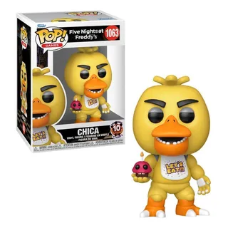Boneco Funko Pop Five Nights At Freddys 10 Anos - Chica Boneco Funko Pop Five Nights At Freddys 10 Anos - Chica
