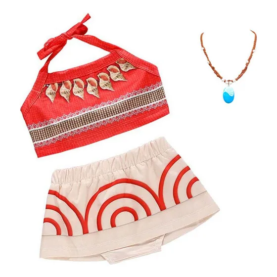 24 Disfraz De Moana For Bebé, Disfraz De Cosplay For Bebés,