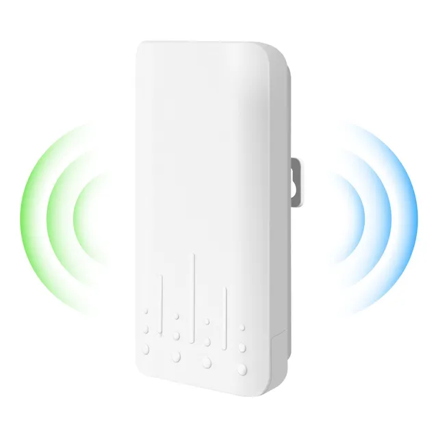 Repetidor Wifi Inalámbrico Para Exteriores, Extensor Wifi,amplificador Wlan Resistente A La Intemperie Para Exteriores, Ip65 A Prueba De Lluvia Y Polvo, 300 Mbit/s,temperatura De Trabajo -40°c A 70°c