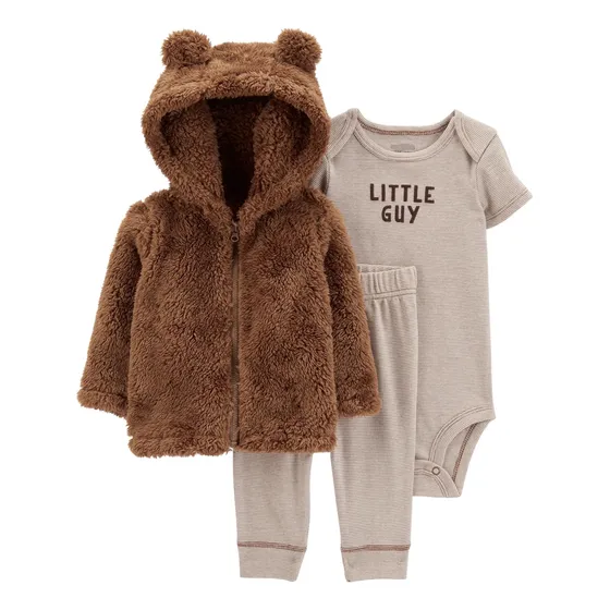 Conjunto Infantil Fleece Soft Child Of Mine Carters Inverno 