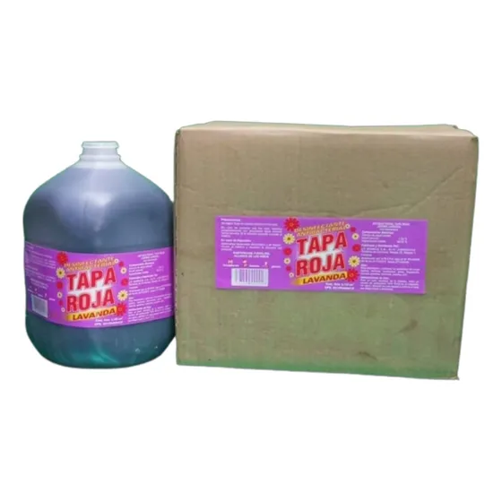 Desinfectante Tapa Roja, Caja De 4 Galones