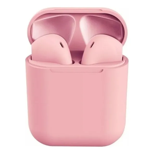 Fone In-ear Sem Fio Inpods I12 Rosa Bluetooth 5 Tws