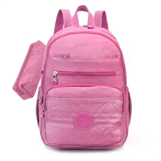 Mochila Feminina Bolsa Escolar Menina Blogueira Resistente Mochila Feminina Bolsa Escolar Menina Blogueira Resistente