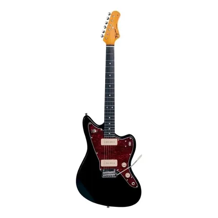 Guitarra Elétrica Tagima TW-61 JazzMaster Preto P-90 Tremolo Alavanca