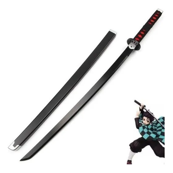 Mini Katana Metalica Coleccion Decoracion 24 Cm Marrón