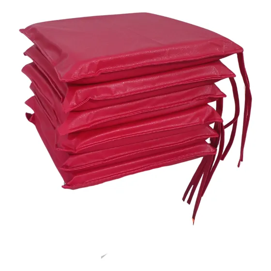 Almohadónes  D/ Cuerina Para Silla De 42x42x5cm Pack X6