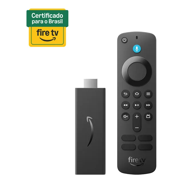 Fire Tv Stick Hd Com Comandos Por Voz Amazon - Preto - De Voz