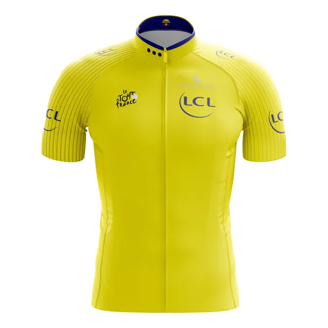 Jersey Ciclismo Campeón Tour De Francia Amarillo