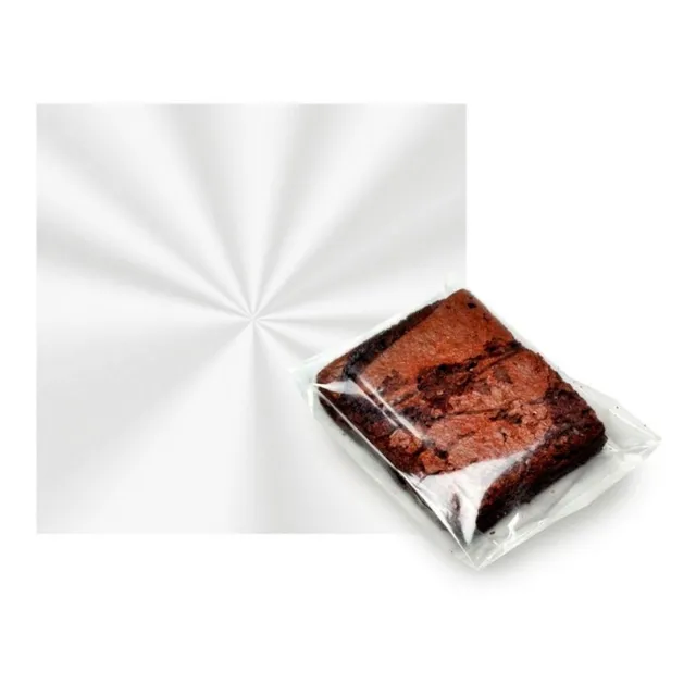 100 Folhas Transparente Para Brownie - Tam 20x20cm - Cromus