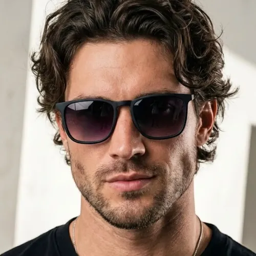 Óculos De Sol Oakley Plazma Matte Black Prizm Sapphire Polar