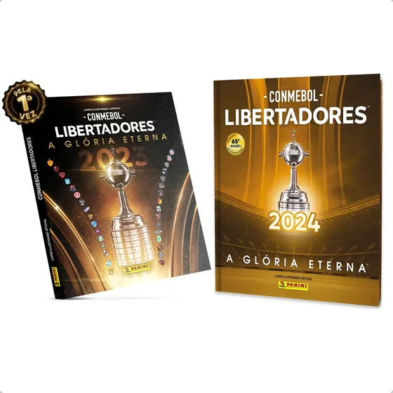 Álbum Libertadores 2023 + Álbum Libertadors 2024 Completos