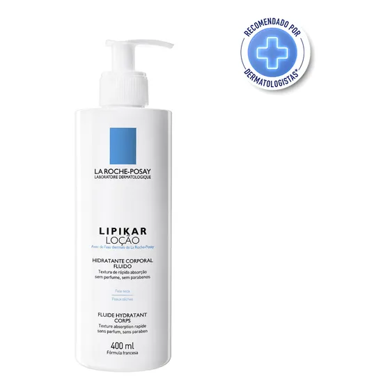 La Roche-Posay Loção Corporal Hidratante Lipikar 400ml Fragrância Sem perfume