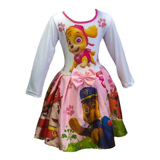 Vestido De Skye De La Patrulla Canina 