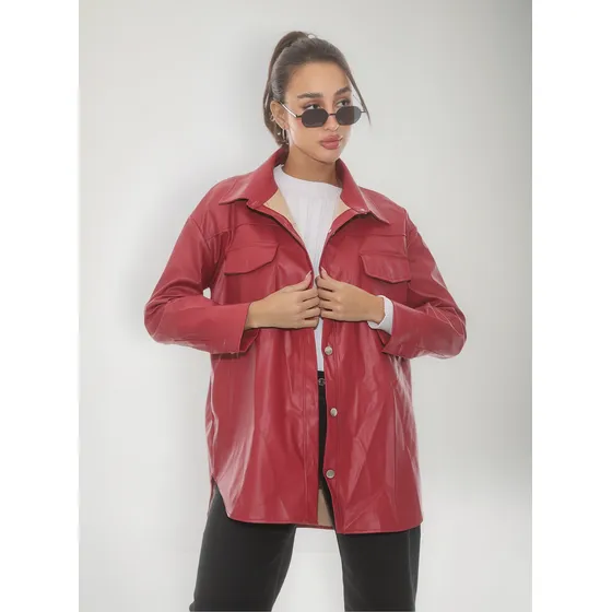 Camisaco Engomado Oversize Recife Mujer