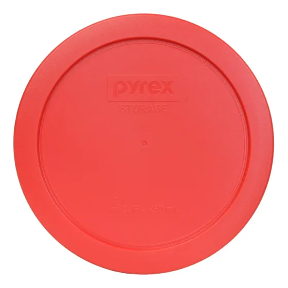 Tapa Redonda Para Cuenco Cristal (4 Tazas) Color Rojo