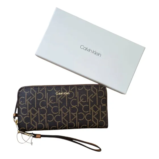 Billetera Con Monedero Ck Cartera De Mano Cartera De Mujer
