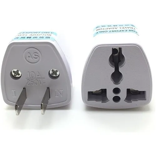 Adaptador De Corriente Europeo A Americano 