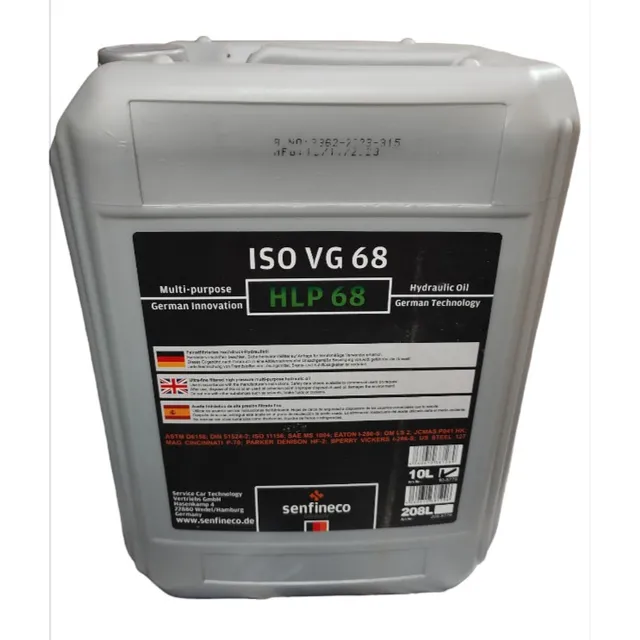 Aceite Hidraulico Iso 68 10l  Senfineco Sen8779-10