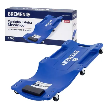 Carrinho Tipo Esteira Para Mecânico Bremen 9500 150k 6 Rodas