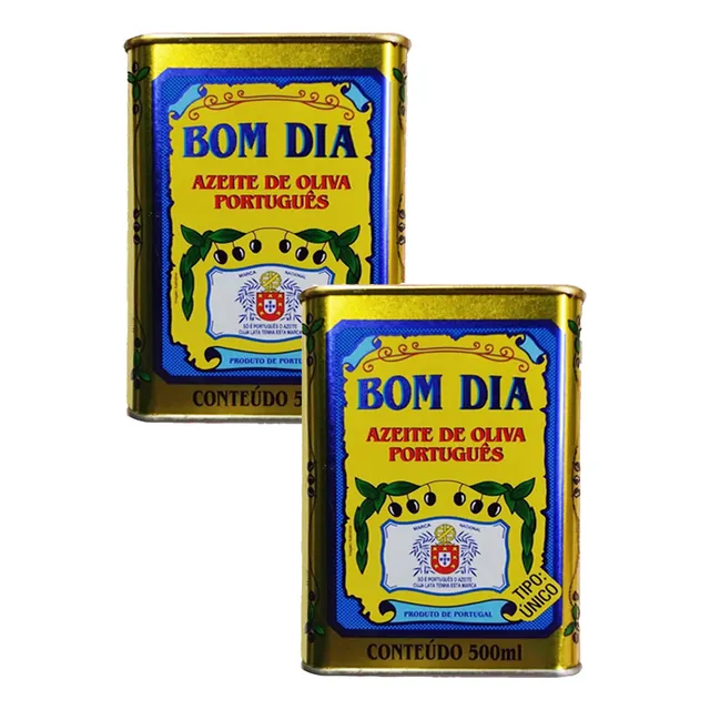 2 Latas - Azeite Português Bom Dia 500ml