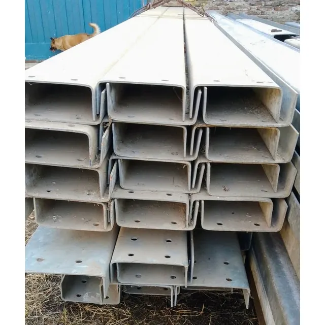 Hierro U Plegado Galva 200 X 80 Esp. 4,8 Mm.. Tubos Larralde