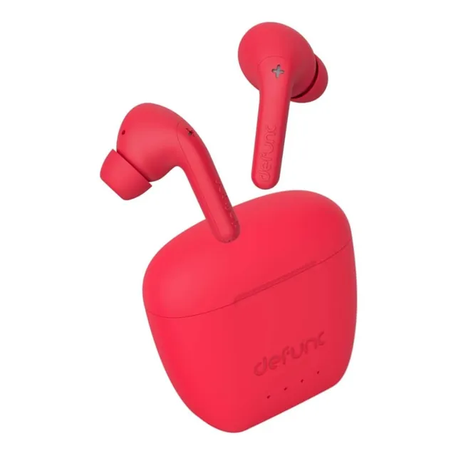 Audifonos Defunc True Audio Bluetooth 30 Horas Ipx4 Rojo
