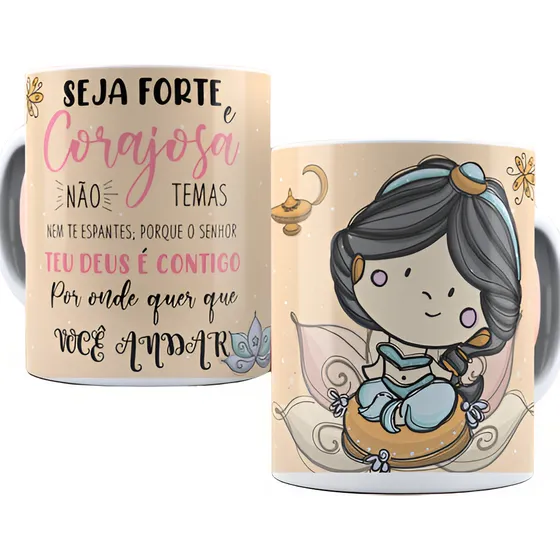 Caneca Porcelana Frases Bíblica