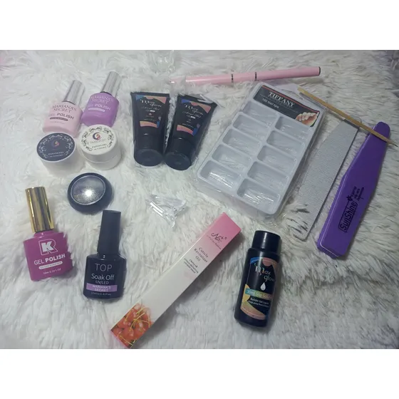 Kit Polygel Sistema De Uñas En Gel Manicura