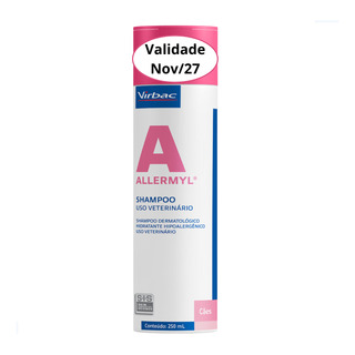 Shampoo Hidratante Allermyl Glico 250ml Virbac Cães E Gatos Shampoo Hidratante Allermyl Glico 250ml Virbac Cães E Gatos