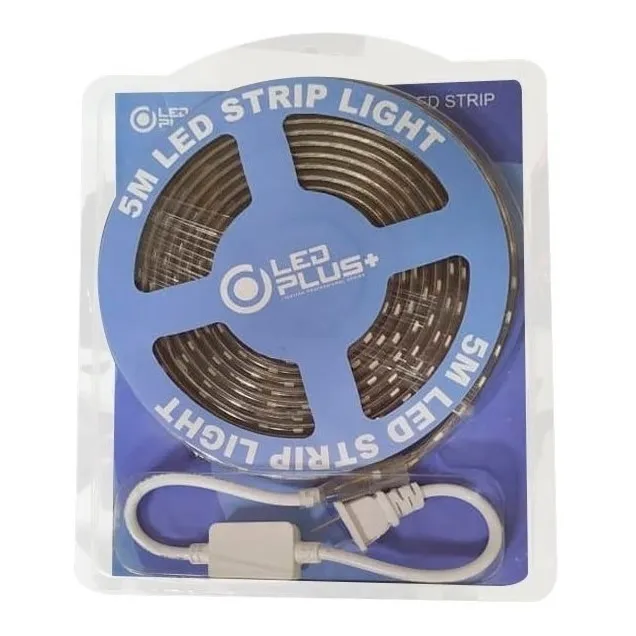 Rollo Cinta Luces Led 5050 Ip65 Blanco 5 Metros 110v Nuevo