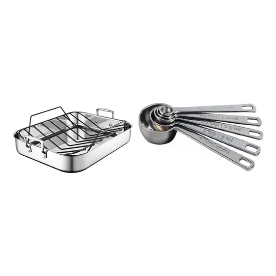 Creuset Sarten Acero Inoxidable Estante Antiadherente 16.25
