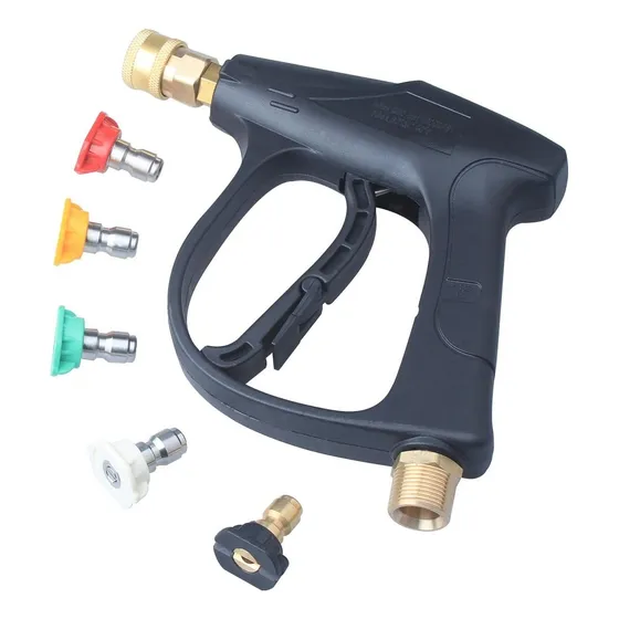 Pistola Corta Para Hidrojet Pico Corto 3200psi Con 5 Puntas