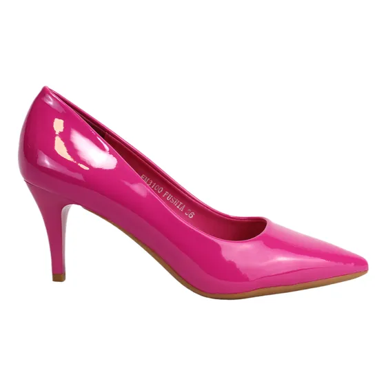 Zapato De Tacón Elegante Fucsia 100 Yassne