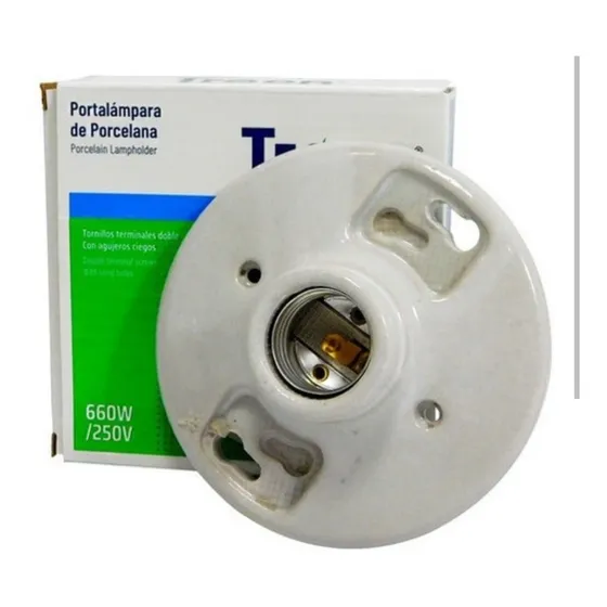 Socate Plafón 4  Porcelana E27 Troen
