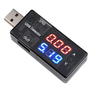 Medidor Dual Usb Voltímetro Amperimetro Probador Corriente Medidor Dual Usb Voltímetro Amperimetro Probador Corriente