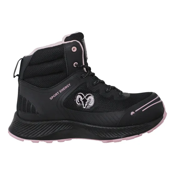 Botas Mujer Trabajo Casquillo Negra Rosa Lila Ram 9619
