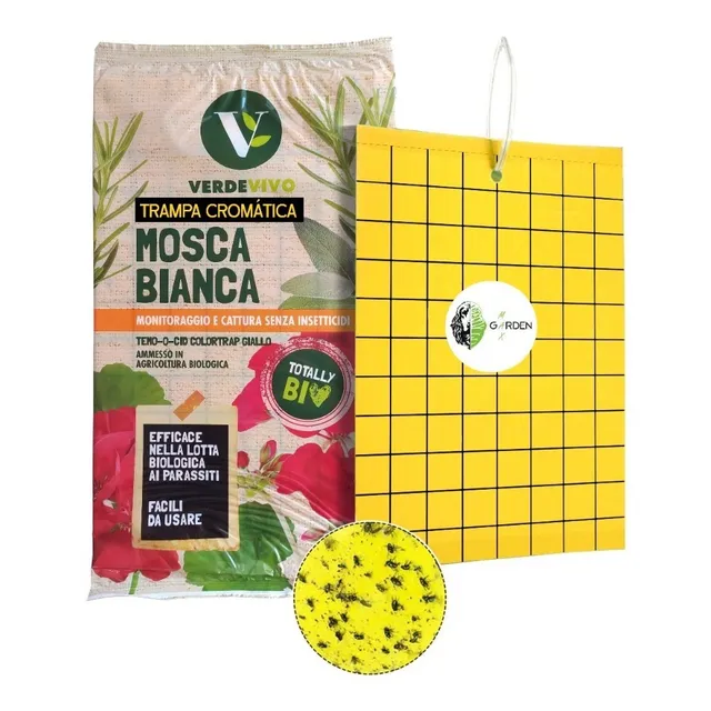 Trampas Cromáticas Para Insectos Plagas Pegamoscas Pack X10