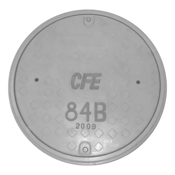 Aro Y Tapa 84b Cfe Policoncreto, Gris As-at84b-pc Javaz