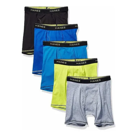 Hanes Interiores Para Niños Tipo Bóxer 5-pack Originales
